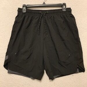 Titin 2-in-1 Athletic Running Shorts Mens M 29x7 Lined Pockets Black